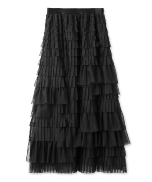 SNIDEL（スナイデル）の「ランダムチュールティアードスカート