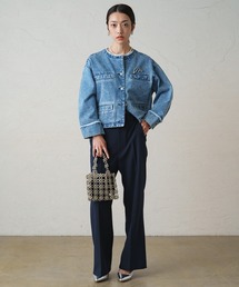 LOUNGEDRESS ラウンジドレス　ショートデニムジャケット LOUNGEDRESS（ラウンジドレス）の「ショートデニムジャケット