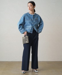 LOUNGEDRESS（ラウンジドレス）の「ショートデニムジャケット