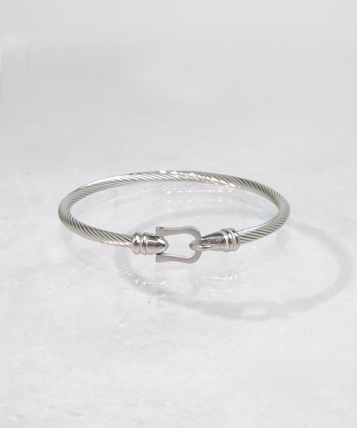blackdia ocean（ブラックダイヤオーシャン）の「blackdia ocean ワイヤーバングル（バングル/リストバンド・レディース・シルバー/ゴールド・FREE）」の10枚目の写真