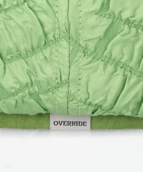 OVERRIDE（オーバーライド）の「OVERRIDE BLOCK FUKURE JQ BERET / オーバーライド（ハンチング/ベレー帽・レディース・ブラック/グリーン/ホワイト・M/57.5cm）」の15枚目の写真