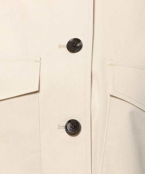 LOWRYS FARM（ローリーズファーム）の「ＴＲショートシャツ 991520（シャツ/ブラウス・レディース・ネイビー/グレー/アイボリー・FREE）」の21枚目の写真