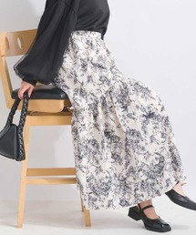 PICCIN | 【WEB限定】膨れジャガードフラワー柄スカート(スカート)