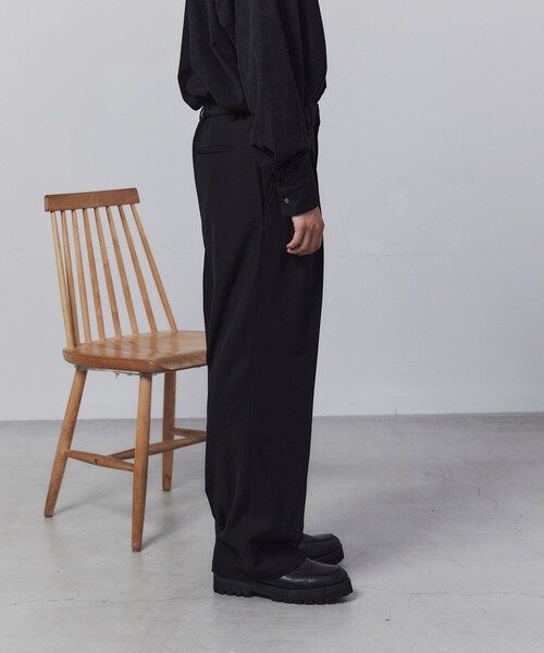 tk.TAKEO KIKUCHI（ティーケータケオキクチ）の「◆K’ Project by あゆた OTOKOMAEスラックス（その他パンツ・メンズ・ブラック/ダークブラウン/ブルー系その他・02/03）」の5枚目の写真