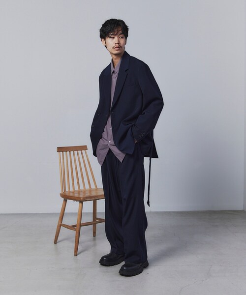 tk.TAKEO KIKUCHI（ティーケータケオキクチ）の「◆K’ Project by あゆた OTOKOMAEスラックス（その他パンツ・メンズ・ブラック/ダークブラウン/ブルー系その他・02/03）」の16枚目の写真