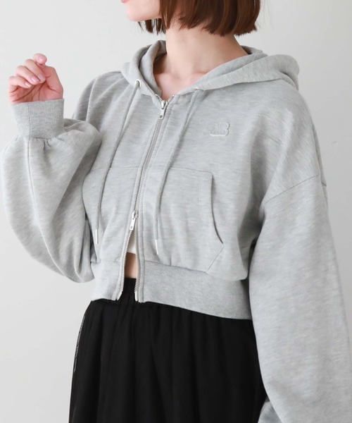 archives(アルシーヴ)の「Wzipショートパーカー(パーカー・レディース・ブラック/オフホワイト/グレー・MEDIUM)」の18枚目の写真