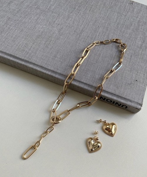 DouDou（ドゥドゥ）の「Y字オーバルチェーンネックレス（ネックレス・レディース・シルバー/ゴールド・FREE）」の8枚目の写真