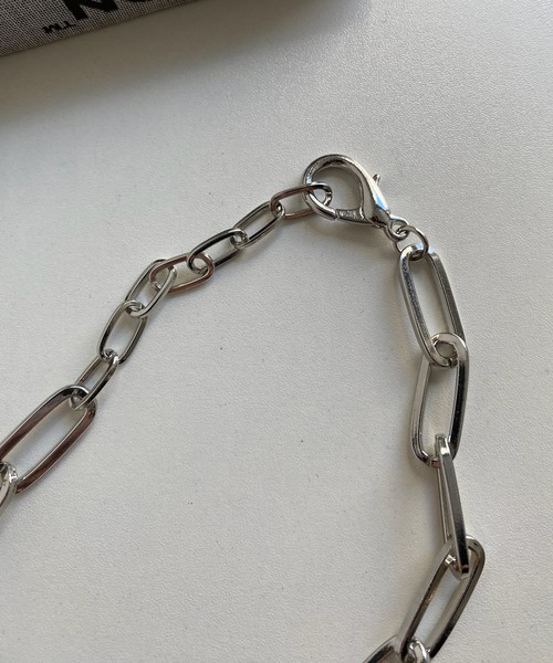 DouDou（ドゥドゥ）の「Y字オーバルチェーンネックレス（ネックレス・レディース・シルバー/ゴールド・FREE）」の6枚目の写真