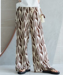 miclat | 大きいサイズ リラックスサテン柄パンツ miclat(その他パンツ)