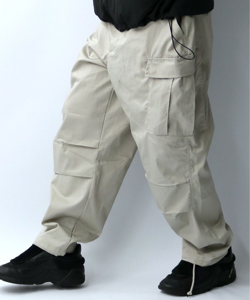 Starting Over（スターティングオーバー）の「TCツイルカーゴパンツ/セットアップ対応（カーゴパンツ・メンズ・カーキ/ブラック/ブラウン/オフホワイト・XL/L/M）」の16枚目の写真