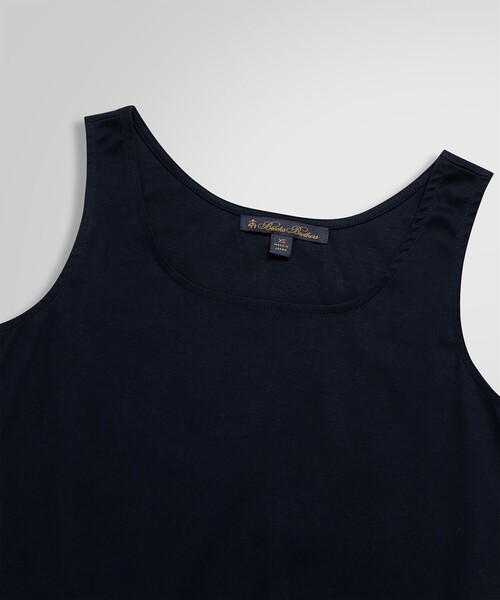BROOKS BROTHERS(ブルックスブラザーズ)の「コットン スクエアラウンドネック タンクトップ(タンクトップ・レディース・ネイビー/ベージュ/ブラック・MEDIUM/SMALL/X-SMALL)」の17枚目の写真