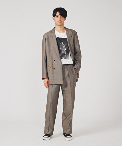 EDIFICE（エディフィス）の「【La.French】2タックパンツP (TOLLEGNO)（スラックス・メンズ・ブラウン・44/46/48）」の3枚目の写真