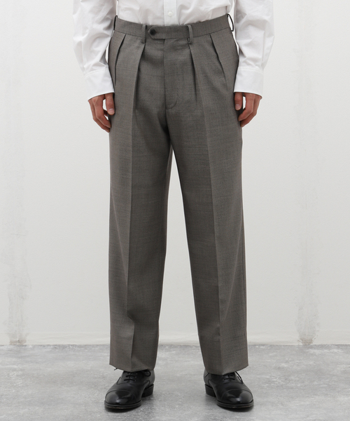 EDIFICE（エディフィス）の「【La.French】2タックパンツP (TOLLEGNO)（スラックス・メンズ・ブラウン・44/46/48）」の12枚目の写真