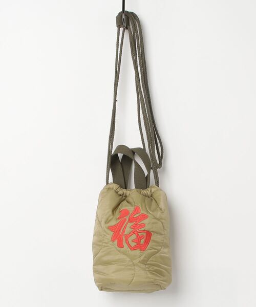 HOUSTON(ヒューストン)の「HOUSTON / QUILTING EFECT BAG / HS6844(ショルダーバッグ・レディース・ブラック/オリーブ/カモフラージュ・ONESIZE)」の7枚目の写真