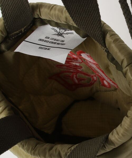 HOUSTON(ヒューストン)の「HOUSTON / QUILTING EFECT BAG / HS6844(ショルダーバッグ・レディース・ブラック/オリーブ/カモフラージュ・ONESIZE)」の9枚目の写真