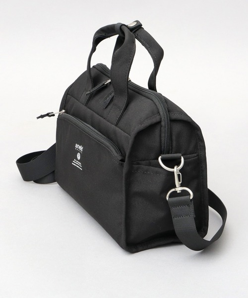 anello(アネロ)の「CABIN キャビン 撥水加工 10ポケット 2WAY ミニボストン ショルダーバッグ(ショルダーバッグ・レディース・スミクロ/ブラック/グレイッシュベージュ・FREE)」の13枚目の写真