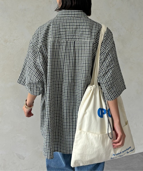 CPCM（シーピーシーエム）の「チェックフィッシング半袖シャツ（シャツ/ブラウス・メンズ・カーキ/ブルー/ネイビー/ブルー系その他/グリーン/ブルー系その他2・MEDIUM/LARGE）」の19枚目の写真