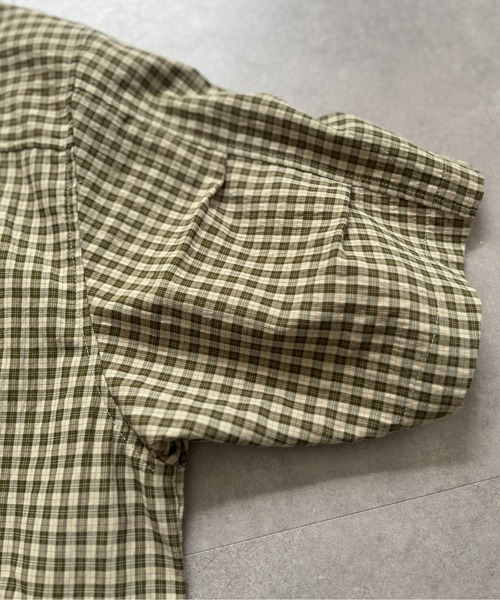 CPCM（シーピーシーエム）の「チェックフィッシング半袖シャツ（シャツ/ブラウス・メンズ・カーキ/ブルー/ネイビー/ブルー系その他/グリーン/ブルー系その他2・MEDIUM/LARGE）」の10枚目の写真