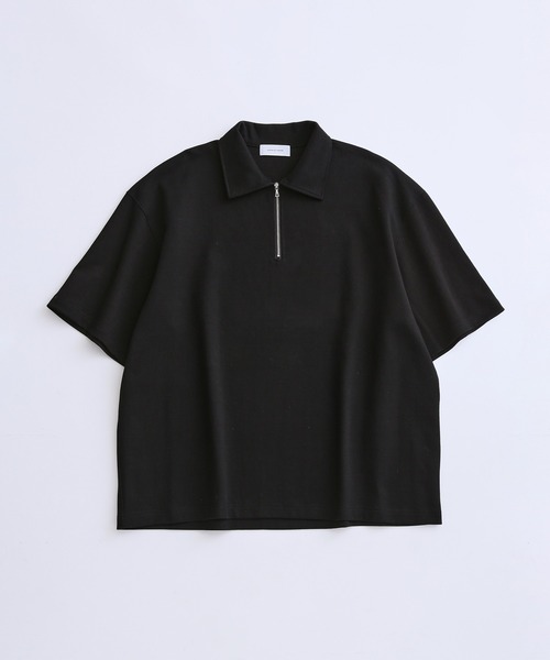 ADAM ET ROPE'(アダムエロペ)の「【WEB限定】ハーフジップ ルーズシルエット プルオーバー / ユニセックス(Tシャツ/カットソー・メンズ・ブラック/チャコールグレー/ベージュ系その他・L/M/S)」の6枚目の写真