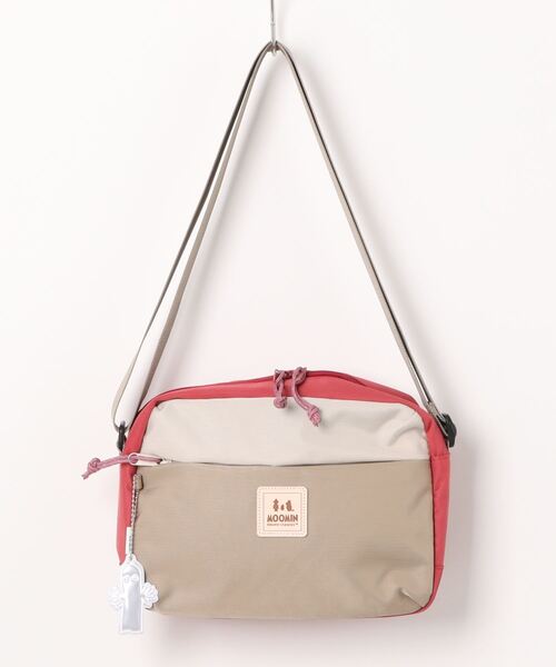 ムーミン ショルダーバッグ ボックス 肩掛け ななめ掛け 撥水ナイロン