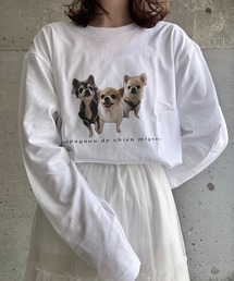 DOGプリントTシャツ