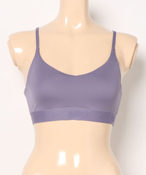 NIKE（ナイキ）の「《NIKEアパレル》WS DF LGT SPT ｲﾝﾃﾞｨ ﾌﾞﾗ（スポーツブラ・レディース・ホワイト/パープル系その他/ブラック/その他/ネイビー/パープル系その他2/ブラック×ホワイト/グリーン系/ブラウン系その他/パープル系その他3/オレンジ/グレー系その他/レッド系その他/ダークネイビー/グリーン系その他/レッド系その他3/レッド系その他2/パープル系その他4/レモンイエロー/ピンク系その他・XS/S/M/L/XL）」の10枚目の写真