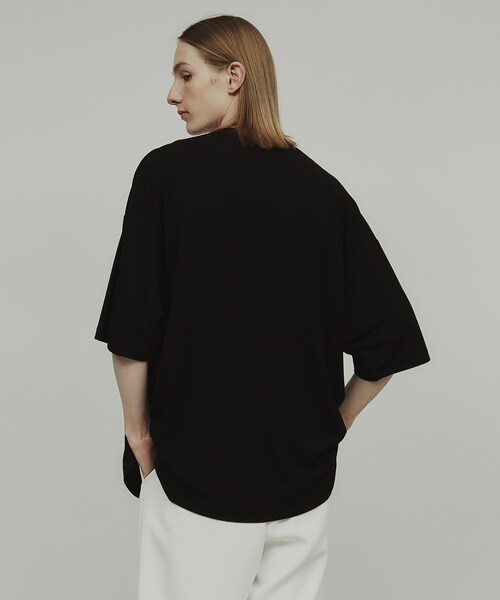 tk.TAKEO KIKUCHI(ティーケータケオキクチ)の「◆リラックスルーズ Tシャツ(Tシャツ/カットソー・メンズ・ブルー系その他6/ホワイト/チャコールグレー/チャコール/ホワイト系5/ブラック/ダークグリーン/ライトベージュ/ブルー系その他・01/04/03/02)」の13枚目の写真