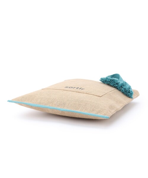 SHOO・LA・RUE(シューラルー)の「◆タテナガジュートトートバッグ(トートバッグ・レディース・ブラック/ブルーグリーン/オレンジ・00)」の19枚目の写真