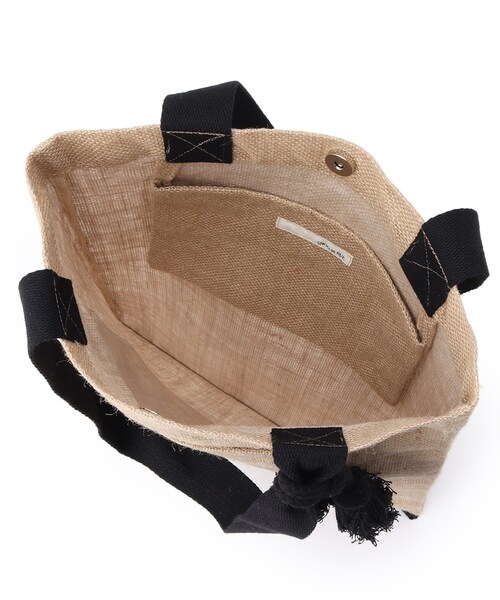 SHOO・LA・RUE(シューラルー)の「◆タテナガジュートトートバッグ(トートバッグ・レディース・ブラック/ブルーグリーン/オレンジ・00)」の21枚目の写真