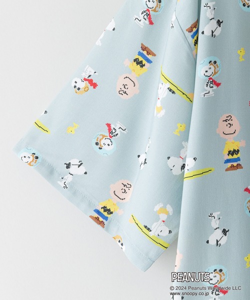 PEANUTS(ピーナッツ)の「【PEANUTS/ピーナッツ】オリジナルプリントレーヨン総柄シャツ キャラアロハ スヌーピー(シャツ/ブラウス・メンズ・その他/その他1・SMALL/MEDIUM/LARGE/X-LARGE)」の6枚目の写真