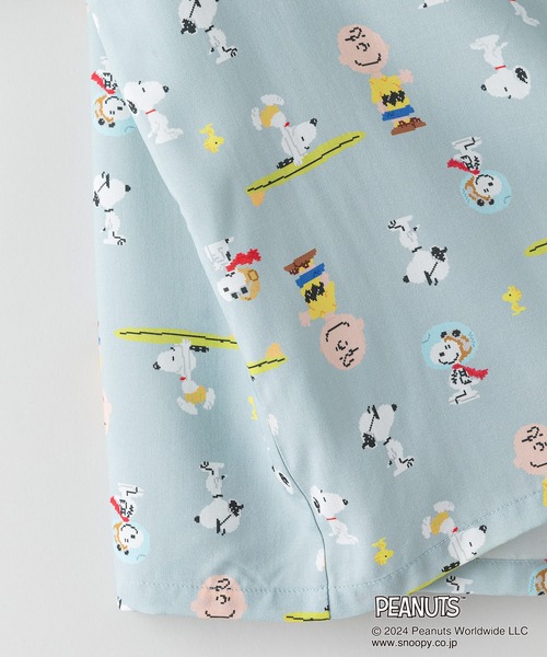 PEANUTS(ピーナッツ)の「【PEANUTS/ピーナッツ】オリジナルプリントレーヨン総柄シャツ キャラアロハ スヌーピー(シャツ/ブラウス・メンズ・その他/その他1・SMALL/MEDIUM/LARGE/X-LARGE)」の3枚目の写真