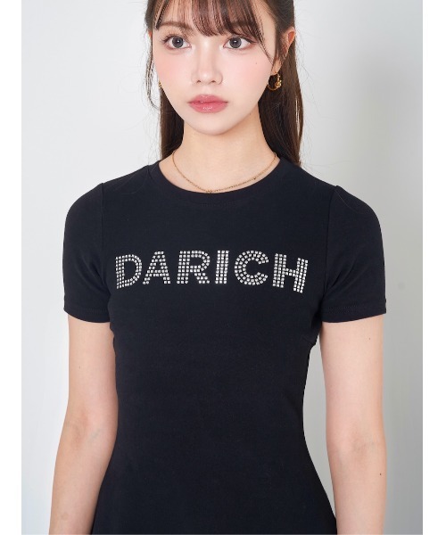 Darich（ダーリッチ）の「ロゴカットミニワンピース（ワンピース・レディース・ブラック/ホワイト・FREE/FL）」の11枚目の写真