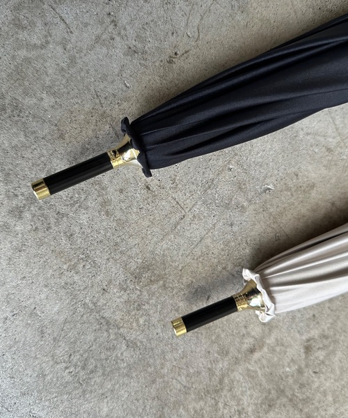 COMMON WARE（コモンウェアー）の「NT:58cm UVフラワーヒートカット　UV日傘（長傘・レディース・ベージュ/ブラック・FREE）」の12枚目の写真