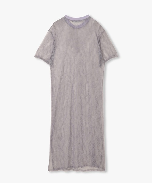 ANNA SUI NYC（アナ スイ エヌ ワイ シー）の「ANNA SUI NYC ボタニカルモチーフレースロングドレス（ワンピース・レディース・ブラック/ホワイト/パープル・FREE）」の14枚目の写真