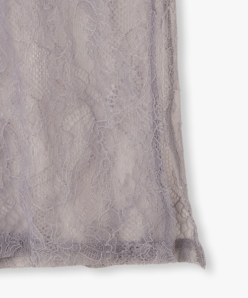 ANNA SUI NYC（アナ スイ エヌ ワイ シー）の「ANNA SUI NYC ボタニカルモチーフレースロングドレス（ワンピース・レディース・ブラック/ホワイト/パープル・FREE）」の16枚目の写真