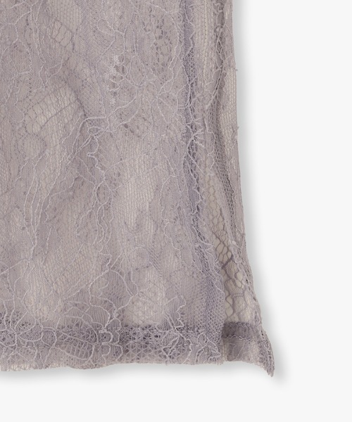 ANNA SUI NYC（アナ スイ エヌ ワイ シー）の「ANNA SUI NYC ボタニカルモチーフレースロングドレス（ワンピース・レディース・ブラック/ホワイト/パープル・FREE）」の17枚目の写真