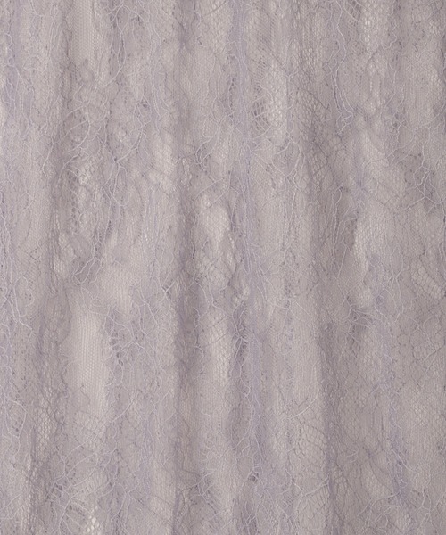 ANNA SUI NYC（アナ スイ エヌ ワイ シー）の「ANNA SUI NYC ボタニカルモチーフレースロングドレス（ワンピース・レディース・ブラック/ホワイト/パープル・FREE）」の18枚目の写真