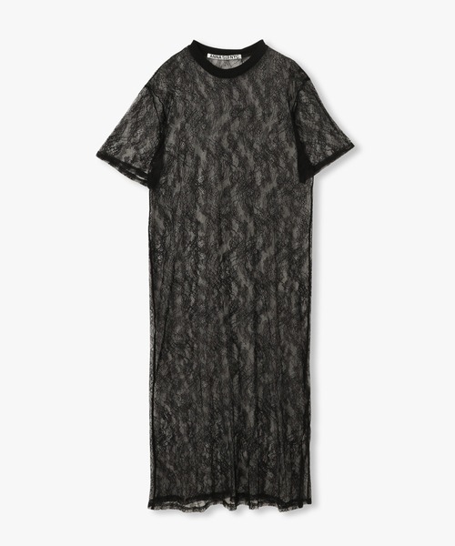 ANNA SUI NYC（アナ スイ エヌ ワイ シー）の「ANNA SUI NYC ボタニカルモチーフレースロングドレス（ワンピース・レディース・ブラック/ホワイト/パープル・FREE）」の12枚目の写真