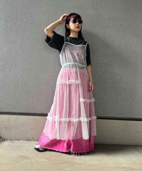 almo(アルモ)の「ピンクデニムスカート(se)(デニムスカート・レディース・ピンク・FREE)」の15枚目の写真