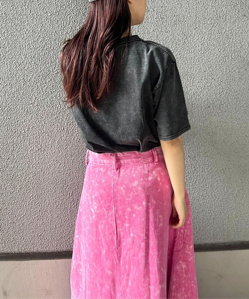almo（アルモ）の「ピンクデニムスカート(se)（デニムスカート）」 - WEAR