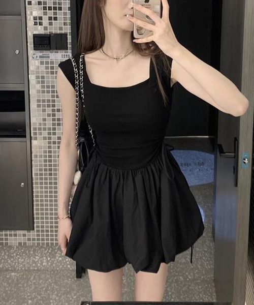 ENLIKE（エンリケ）の「ミニバルーンワンピ（ワンピース・レディース・ホワイト/ブラック・S/M）」の15枚目の写真