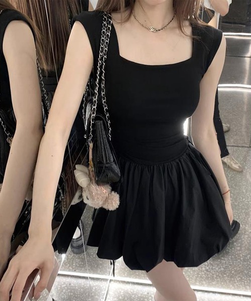 ENLIKE（エンリケ）の「ミニバルーンワンピ（ワンピース・レディース・ホワイト/ブラック・S/M）」の17枚目の写真