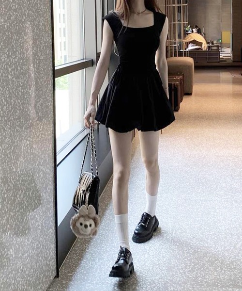 ENLIKE(エンリケ)の「ミニバルーンワンピ(ワンピース・レディース・ホワイト/ブラック・S/M)」の15枚目の写真