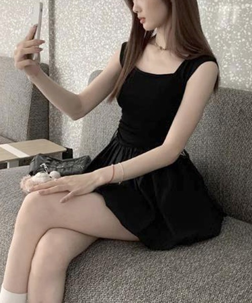 ENLIKE（エンリケ）の「ミニバルーンワンピ（ワンピース・レディース・ホワイト/ブラック・S/M）」の18枚目の写真