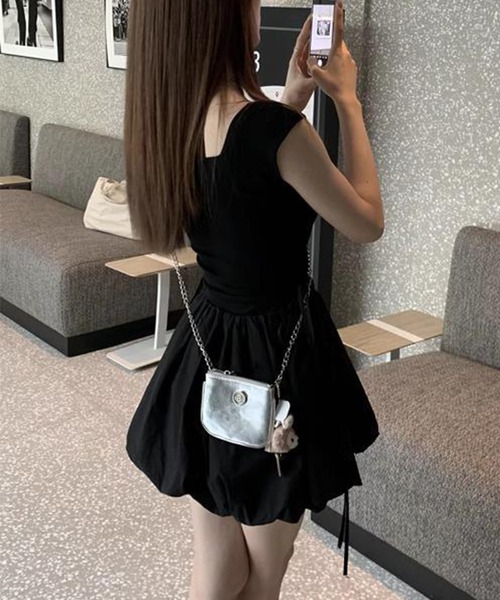 ENLIKE（エンリケ）の「ミニバルーンワンピ（ワンピース・レディース・ホワイト/ブラック・S/M）」の20枚目の写真