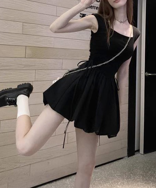 ENLIKE（エンリケ）の「ミニバルーンワンピ（ワンピース・レディース・ホワイト/ブラック・S/M）」の22枚目の写真