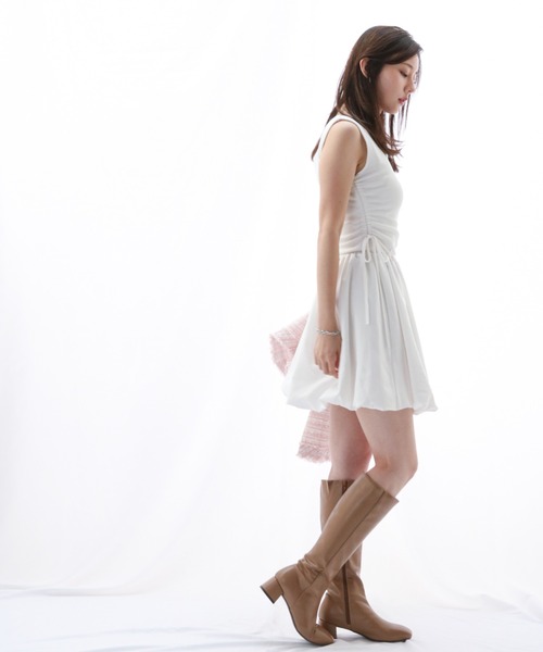 ENLIKE（エンリケ）の「ミニバルーンワンピ（ワンピース・レディース・ホワイト/ブラック・S/M）」の10枚目の写真