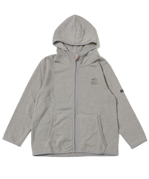 KRIFF MAYER Kid's Collection(クリフメイヤーキッズコレクション)の「伸びWフェイスパーカー(パーカー・キッズ・チャコール/レンガ/グレー/ターコイズブルー・120/130/140/150/160/170)」の2枚目の写真