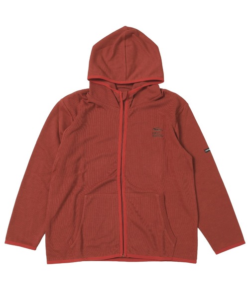 KRIFF MAYER Kid's Collection(クリフメイヤーキッズコレクション)の「伸びWフェイスパーカー(パーカー・キッズ・チャコール/レンガ/グレー/ターコイズブルー・120/130/140/150/160/170)」の4枚目の写真