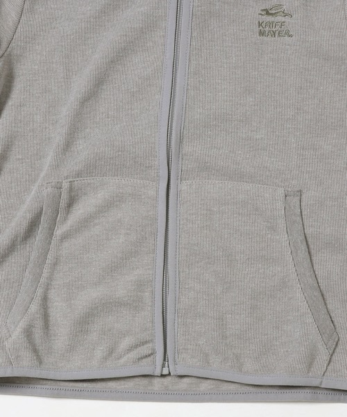 KRIFF MAYER Kid's Collection(クリフメイヤーキッズコレクション)の「伸びWフェイスパーカー(パーカー・キッズ・チャコール/レンガ/グレー/ターコイズブルー・120/130/140/150/160/170)」の12枚目の写真